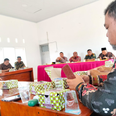 MTs Negeri 2  Mengikuti Rapat HUT RI di Kecamatan Ketahun