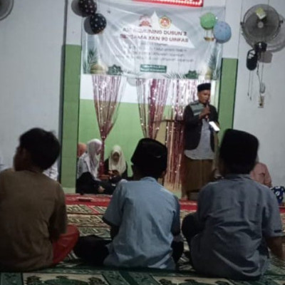 Ceramah Tentang Satu Muharram 1446 H PAI KUA Sukaraja Mengisi Tausiyah di Masjid Qhoiru Mamnun Desa Padang Kuas