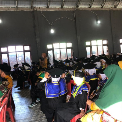 Sambutan Ketua Panitia Wisuda Santri TPQ se- Kecamatan Lubuk Sandi yang dilaksanakan  KUA Kecamatan Lubuk Sandi