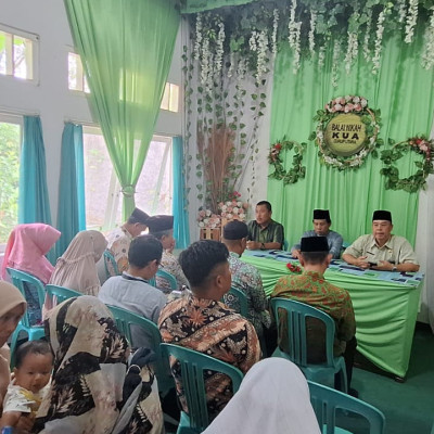 Guna Meningkatkan Pelayanan Nikah & Keluarga Sakinah , KUA Kecamatan Curup Utara Disupervisi