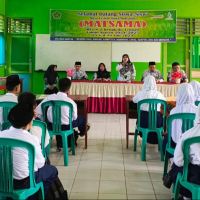 Pengawas Madrasah Pantau Kegiatan Matsama Pada MTsN 2 Bengkulu Tengah