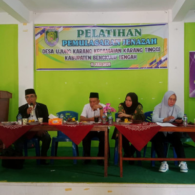 KUA Kecamatan Karang Tinggi Melaksanakan Kegiatan Pemulasaran Jenazah