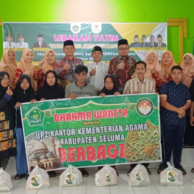 DWP Kemenag Kabupaten Seluma Ikut Berpartisipasi Dalam Lebaran Yatim 2024