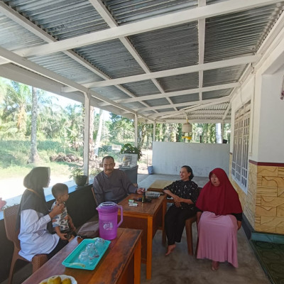 Penyuluhan Agama Islam Kantor Urusan Agama (KUA) Kecamatan Air Periukan Koordinasi Dengan Kepala Desa Tawang Rejo Terkait Giat Perpustakaan Masjid