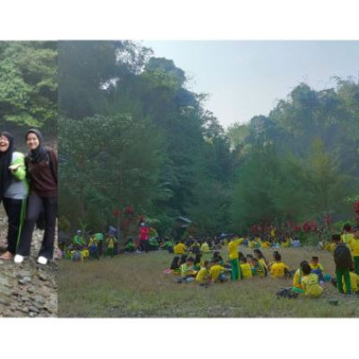 MIN 04 Kepahiang  Adakan Tadabbur Alam di Curug Terambon 