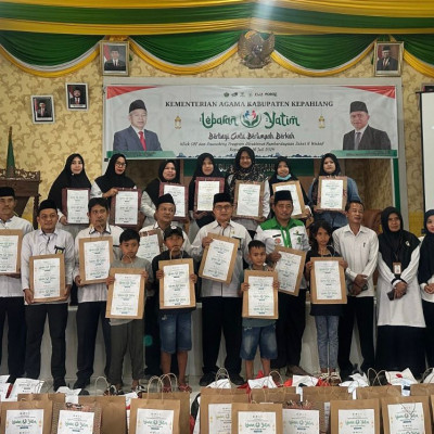 Semarak Lebaran Yatim di Kepahiang, Kemenag Berbagi Kasih dan Santunan kepada Anak-anak Yatim Piatu