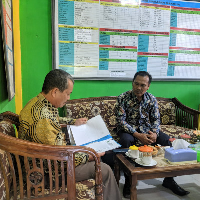 Pengawas Madrasah  Awasi PBM Awal Semester Di MIN 2 Bengkulu Tengah Untuk TP 2024/2025