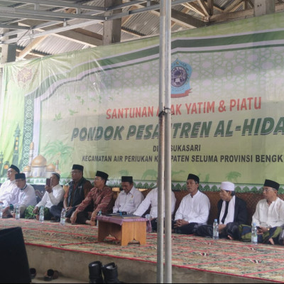 Plt KA KUA Dan PAI  KUA Kecamatan Seluma, Berpartisipasi Aktif Kegiatan Santunan Anak Yatim Piatu