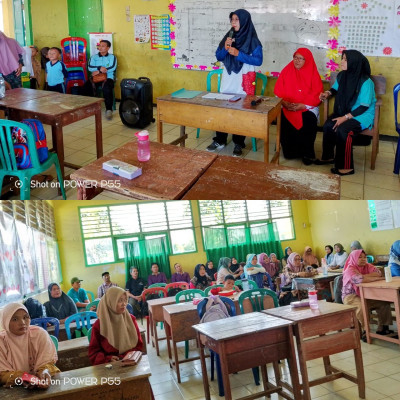 Meningkatnya Jumlah Siswa, Kepala MIN 1 BU Bersama Wali Murid Atur Ulang Ruang Belajar Kelas I