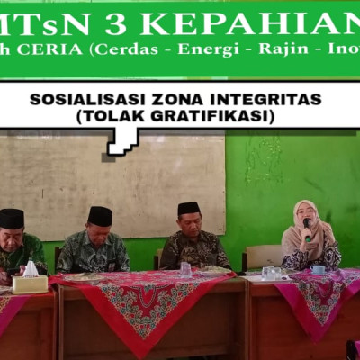 Pembinaan, MTsN 3 Kepahiang Terima Materi Pengenalan Zona Integritas