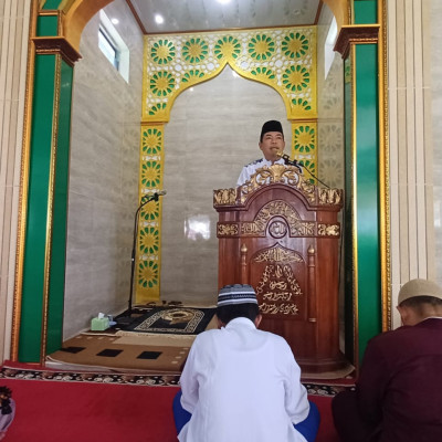 ASN MIN 1 Rejang Lebong Kampanyekan Bahaya Judi Online dalam Khutbah Jumat