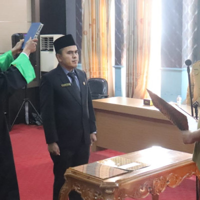 Ka Kua Kecamatan Karang Tinggi Pimpin Doa dan Rahaniawan