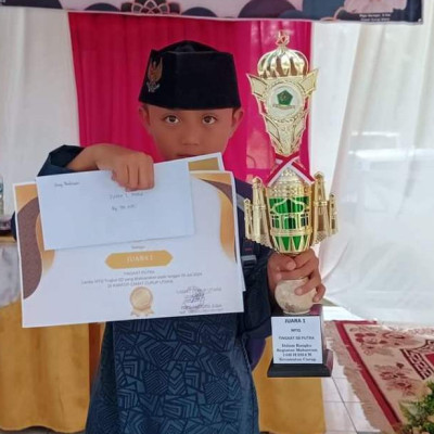 Siswa Mis Guppi 13 Tasik Malaya Raih Juara 1 pada kegiatan MTQ Kecamatan Curup Utara.