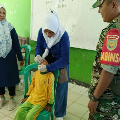 Sukseskan Pekan Imunisasi Nasional (PIN) Polio 2024,MIN 1 Mukomuko Laksanakan Vaksin Polio