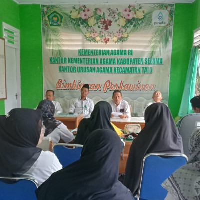 Gelar Rapat Gabungan Panitia Wisuda Santri TPQ KUA Talo Dan KUA Ulu Talo