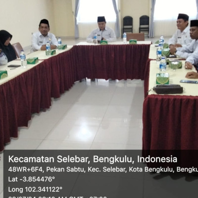 Kakan  Kemenag Kabupaten Seluma Menghadiri Dan Mengikuti Rapat Evaluasi Penyelenggaraan Haji Tahun 1445 H/2024M