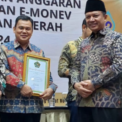 Kemenag Kepahiang Raih Penghargaan Penyusunan Laporan Keuangan Terbaik Tingkat Nasional