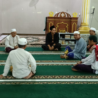 PAI Kantor Urusan Agama Kecamatan Air Periukan Laksanakan Bimluh Kepada Takmir Masjid Al-Mujahidin Desa Padang Pelasan