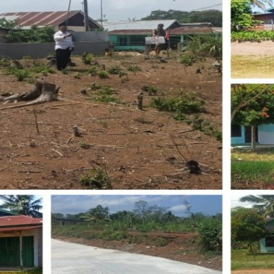 Kepala KUA Kecamatana Sukaraja Survei Lahan Tanah Untuk Gedung KUA