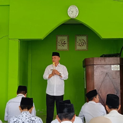 KUA Kecamatan Seluma Selatan Menghadiri Acara Zikir Dan Doa Di Kantor Kementerian Agama Kabupaten Seluma