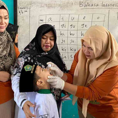 Dukung Program Pemerintah , MIN 1 Rejang Lebong Sukses Laksanakan PIN Polio Tahap 2