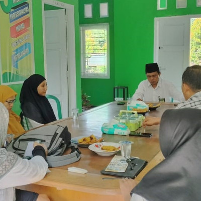 Rapat Intern KUA Lubuk Sandi  Sampaikan Pentingnya Membuat Sertifikat Atas Tanah Wakaf