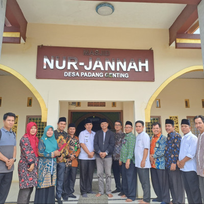 Sebagai Masjid Publik Percontohan, Masjid Nur-Jannah Kecamatan Seluma Selatan Di Datangi Tim Penilaian Masjid Dari Kanwil Kemenag Provinsi Bengkulu