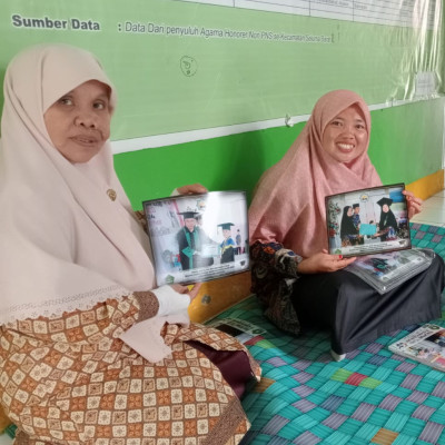 KUA Seluma Barat Bagikan Dokumentasi Wisuda TPQ Sebagai Penyemangat Anak-anak Yang Telah Diwisuda