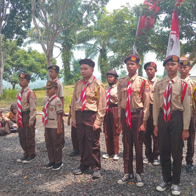 Membanggakan, Utusan Gudep UBK-HTS Pangkalan MTs N 2 Seluma Terpilih Menjadi Petugas Upacara Hari Pramuka