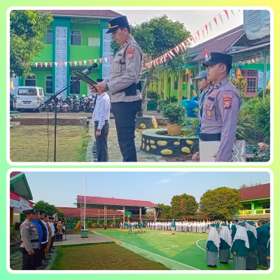 Kabag SDM Polres Bengkulu Utara Menjadi Pembina Upacara di MAN 1 Bengkulu Utara