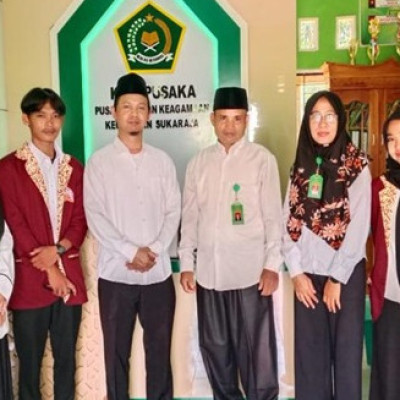 KUA Kecamatan Sukaraja : Serah Terima Mahasiswa PPL UIN FAS Bengkulu