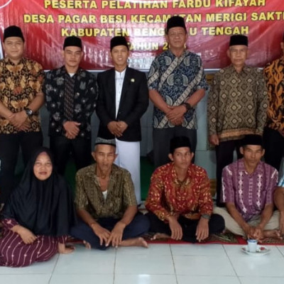 Pelatihan Fardu Kifayah di Desa Pagar Besi Dibimbing