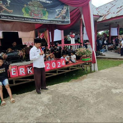 Kepala KUA Kerkap Mendukung UMKM Expo dan Pestival Seni Budaya di Kecamatan Kerkap