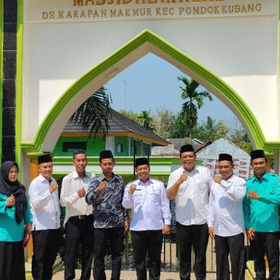 Tim Penilai Masjid dari Kanwil Datangi masjid Al-Ikhlas Kec. Pondok Kubang