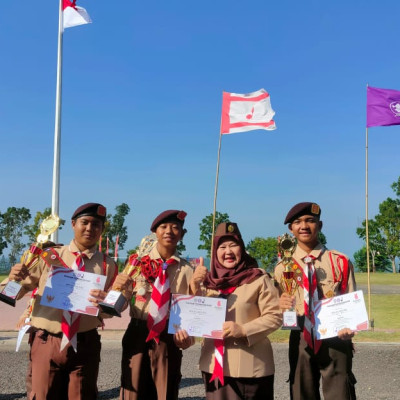 Gudep UBK-HTS Pangkalan MTs N 2 Seluma Meraih Prestasi Dalam Lomba Galang Gemilang Kwarcab Seluma