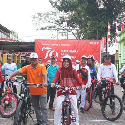 Gowes & Sepeda Siput Warnai Kemeriahan HUT RI Kemenag Rejang Lebong