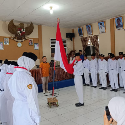 Desa Barumanis Gelar Pengukuhan Paskibra MTsN 2 Rejang Lebong: Sambut HUT RI ke-79 dengan Semangat dan Khidmat