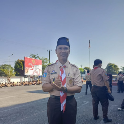 Kepala Madrasah MIN 2 Bengkulu Tengah Hadiri Upacara Hari Pramuka Di Kantor Bupati Bengkulu Tengah