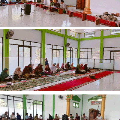 Penyuluh Agama Islam Kantor Urusan Agama (KUA) Kecamatan Air Periukan Rutin Ikuti Khatam Al-qur'an di Desa Tawang Rejo