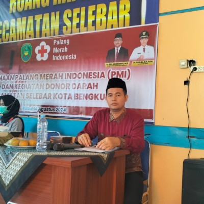 Pembinaan PMI, Ka. KUA Selebar Ikut andil Atasi Krisis Darah