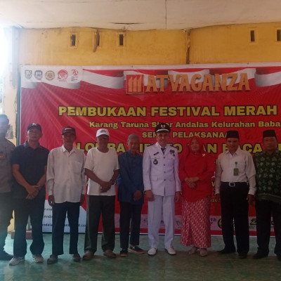 Kepala KUA Kecamatan Sukaraja Menghadiri Pembukaan Festival Merah Putih Sinar Andalas Tahun 2024 Di Kelurahan Babatan