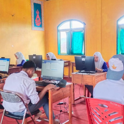 Hari Pertama Pelaksanaan ANBK MA Miftahul Jannah Berjalan Lancar