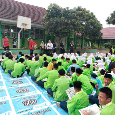 Asah Pengetahuan Umum dan Agama, Siswa MTsN 2 Kepahiang Antusias Ikuti Ajang Rangking 1 bersama Telkomsel