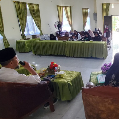 Pendis Kemenag Benteng Melaukan Pembinaan dan Sosialisasi IJOB Madrasah Swasta se-Bengkulu Tengah