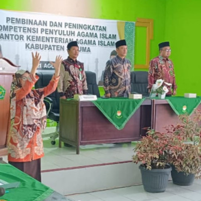 Kemenag Kabupaten Seluma Menggelar Pembinaan Dan Peningkatan Kompentensi Penyuluh Agama Islam Kabupaten Seluma Tahun 2024