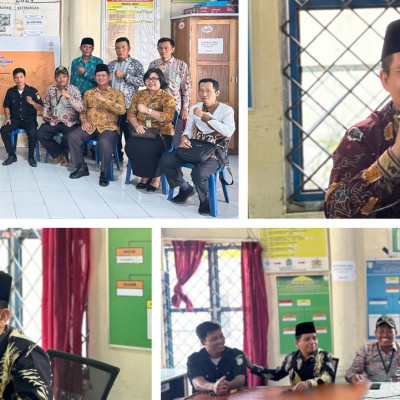 Monitoring Pengembangan Kampung Moderasi Beragama, Kakankemenag Kepahiang : Laksanakan Tri Kerukunan Umat