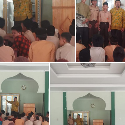 Tausyiah di Masjid Raudhatul Ulum MTsN 3 Bengkulu Utara