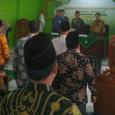 Lubuk Sandi Bebas Sengketa Tanah wakaf: KUA Kecamatan Lubuk Sandi Hadiri Kegiatan Pendampingan Pensertifikatan Tanah Wakaf di Aula Kementerian Agama Kabupaten Seluma