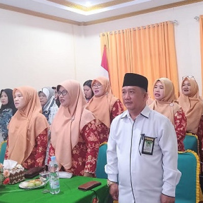 Dukung Gerakan Halal Mendunia,DWP Kanwil Kemenag Provinsi Bengkulu Partisipasi Dalam Kick Off Edukasi Sertifikasi Halal