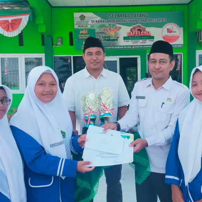 MAN Seluma Bertabur Hadiah KSM Tingkat Kabupaten Seluma Tahun 2024 di Kemenag Seluma